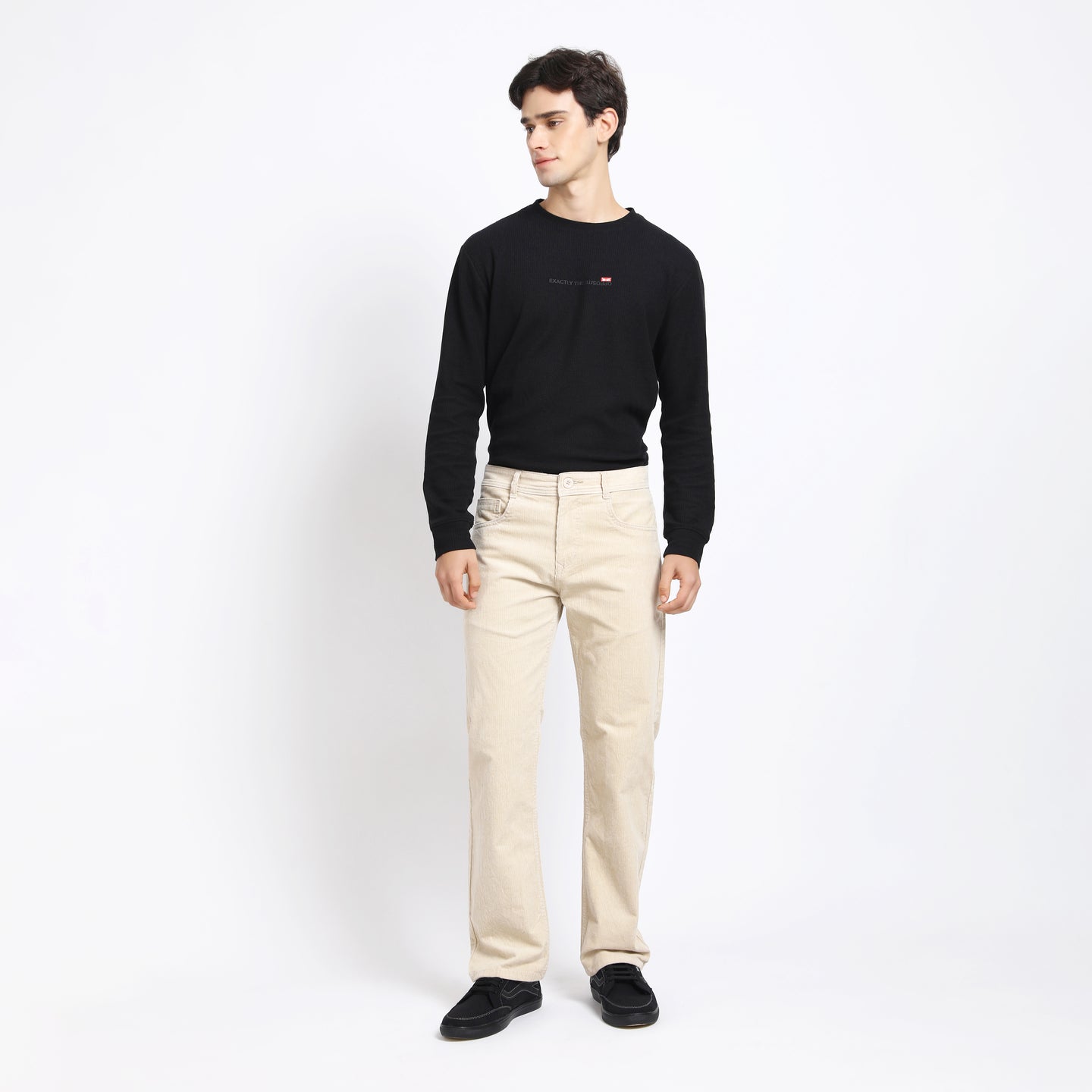 CANNOLI CREAM CORDUROY PANTS 4770-3